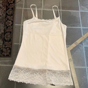Flexees, L shapewear cream cami, adjustable straps, Maidenform product, EUC.